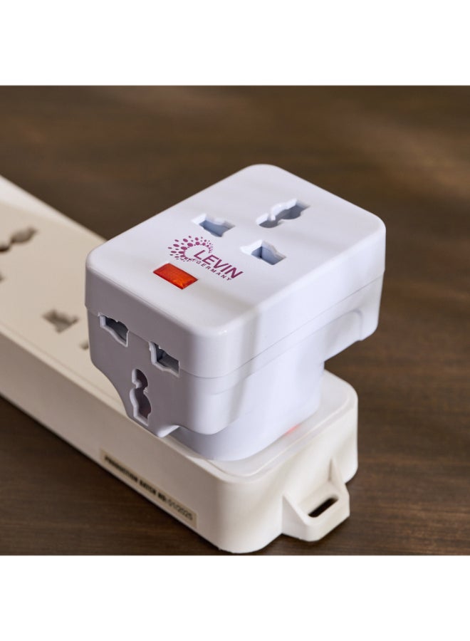 Home Box Lewin 3-Way Multi Plug Adapter - Image 1